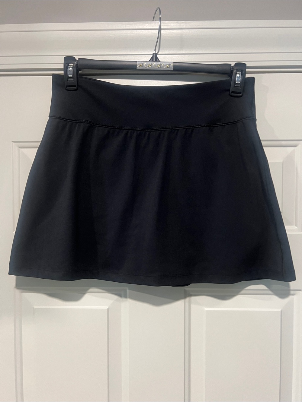 GapFit Sz L Black Women's Athletic Skort Stretch Tennis Preppy Old Money Active